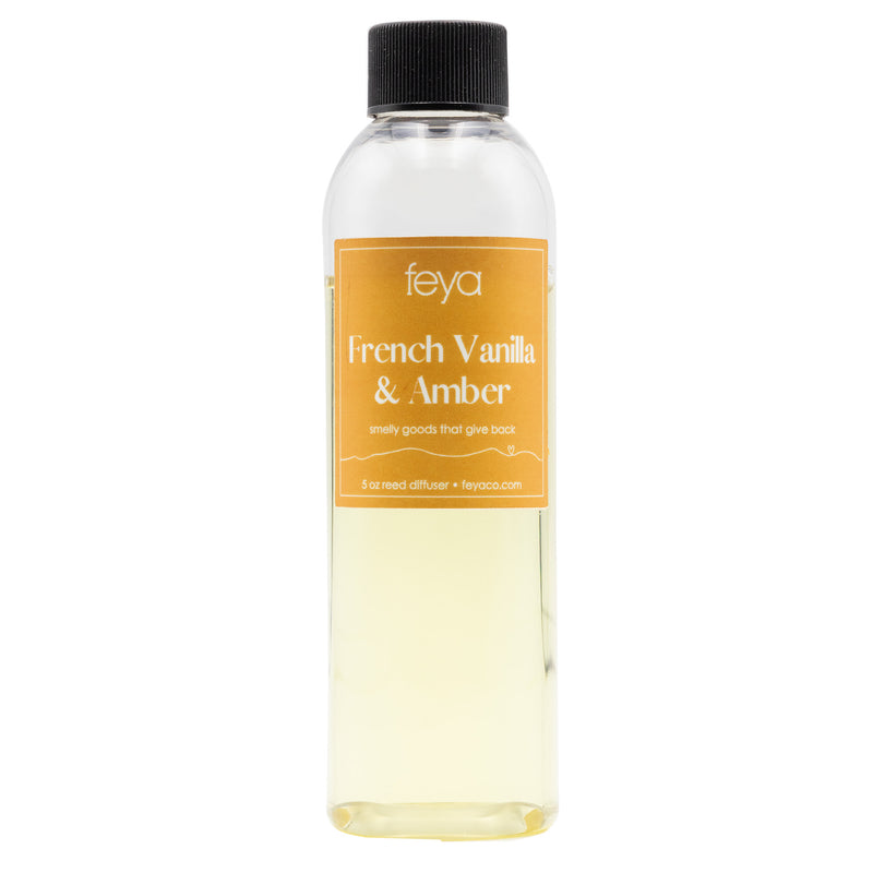 Feya French Vanilla & Amber Reed Diffuser Refill