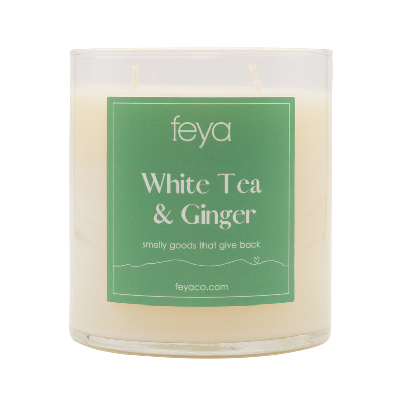 Feya White Tea & Ginger 17 oz Candle