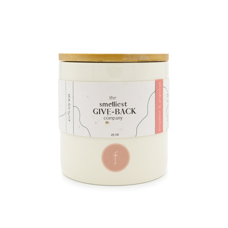 Feya Co Botanical Candle Bergamot & grapefruit 25oz