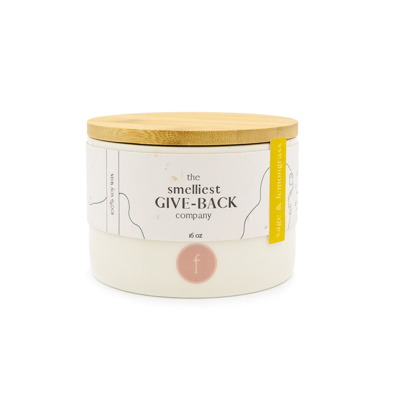 Feya Co Botanical Candle Sage & Lemongrass