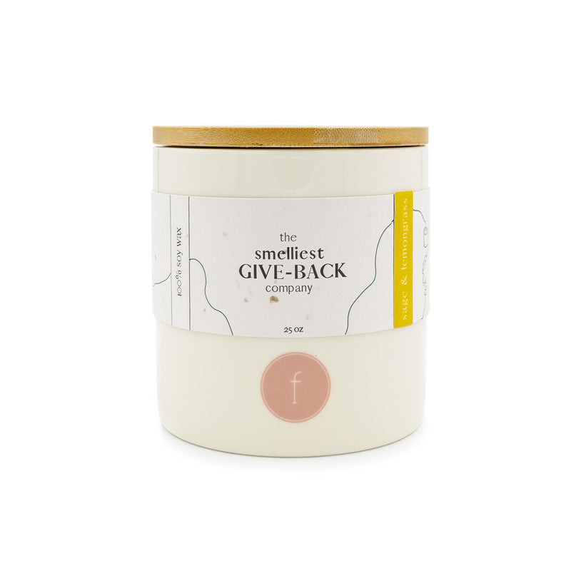 Feya Co Botanical Candle Sage & Lemongrass 25oz