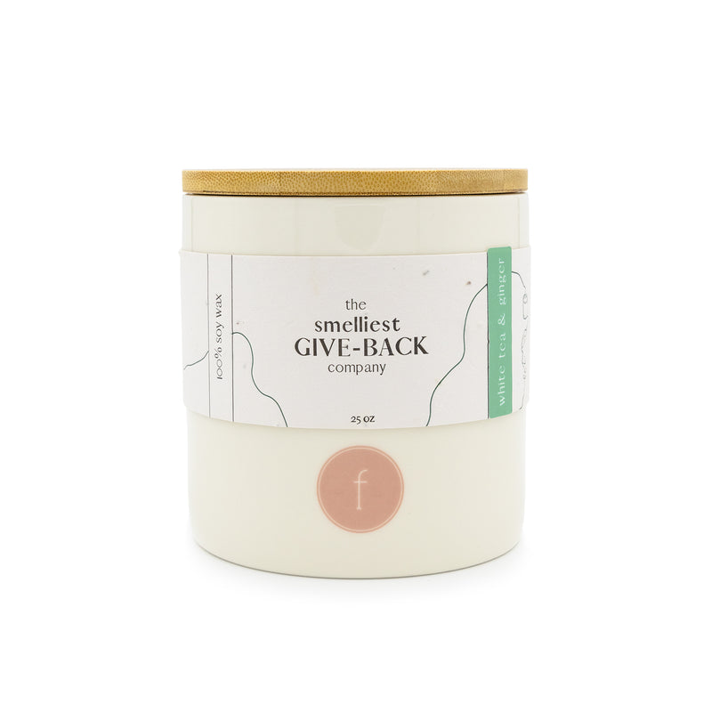 Feya Co Botanical Candle White Tea & Ginger 25oz